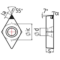 Dao cắt PCS, DCGW