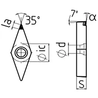 Dao cắt PCS, VCGW